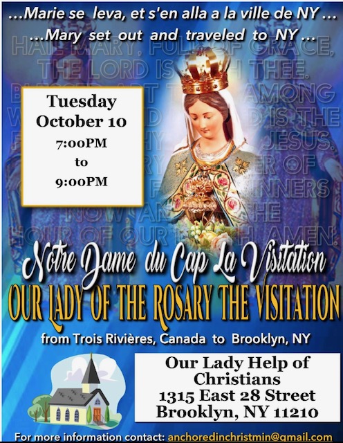 Our Lady of the Rosary the Visitation Oct 10 2023