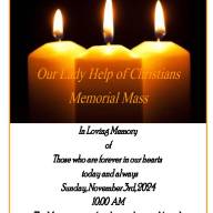 Memorial Mass - November 3