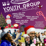 Youth Ministry Calendar - December 2024