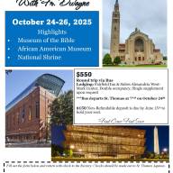 Weekend Pilgrimage to Washington DC - October 24-26