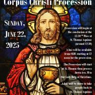 Corpus Christi Procession - June 22