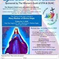 4th Annual Lydia Reid Women's Retreat - Oct. 3