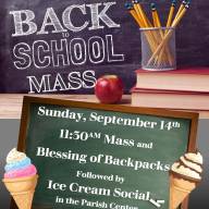 Back to School Mass - September 14