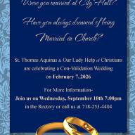 Con-Validation Wedding Service - February 7, 2026