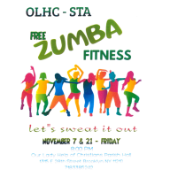 Free Zumba Fitness - November 7 & 21