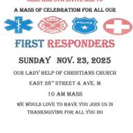 First Responders Mass - November 23