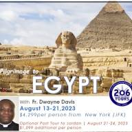 Pilgramage to Egypt - August 13-21, 2023