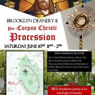 Pre-Corpus Christi Procession - Saturday, June 10th 11am-2pm