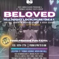 All Night Lock-In Retreat - February 16th-17th from 6 PM to 9 AM
